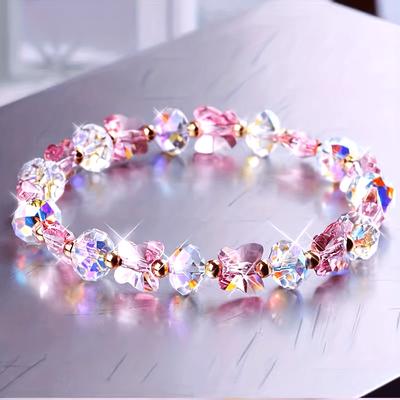 1pc Butterfly Charm Elastic Stretch Beaded Bracelets Elastic Rope Women Temperament Bracelet&Bangles Charms Bohemian Jewelry