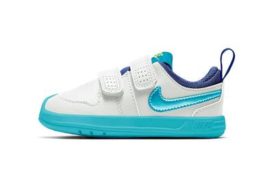 Pico 5 Slip Resistant Cushioning Abrasion Resistant Breathable Low Top Toddler Shoes White Blue Infant And Toddler AR4162-003