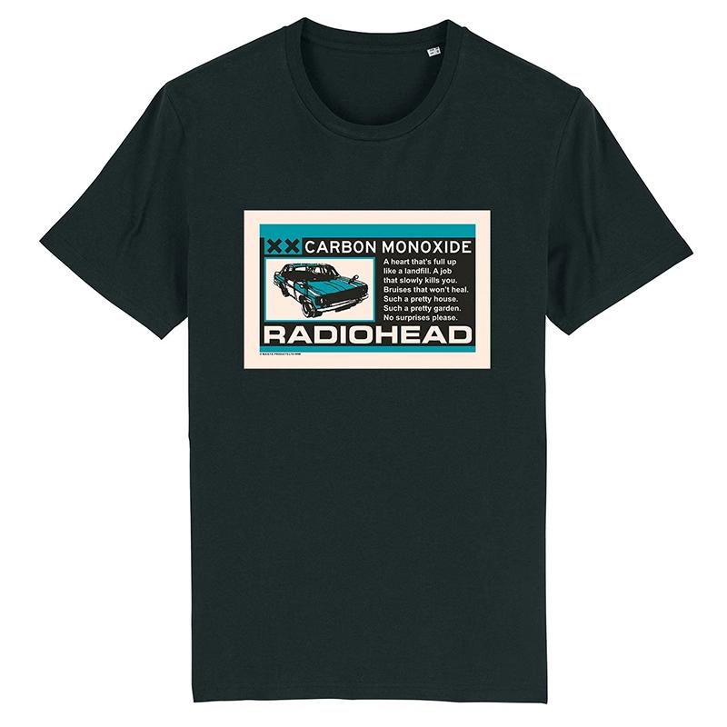 

2025 Radiohead, Американская Ретро Классика Уличная Оверсайз Футболка с Коротким Рукавом от Рок Панк Группы S