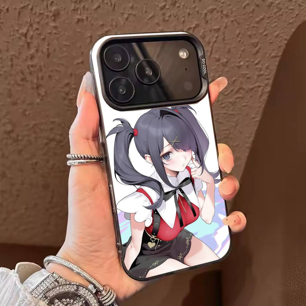 Needy G-Girl Anime Overdoses Phone Case For iPhone 17,16,15,14,13,12,11,Pro Max,Plus Candy Silver Cover