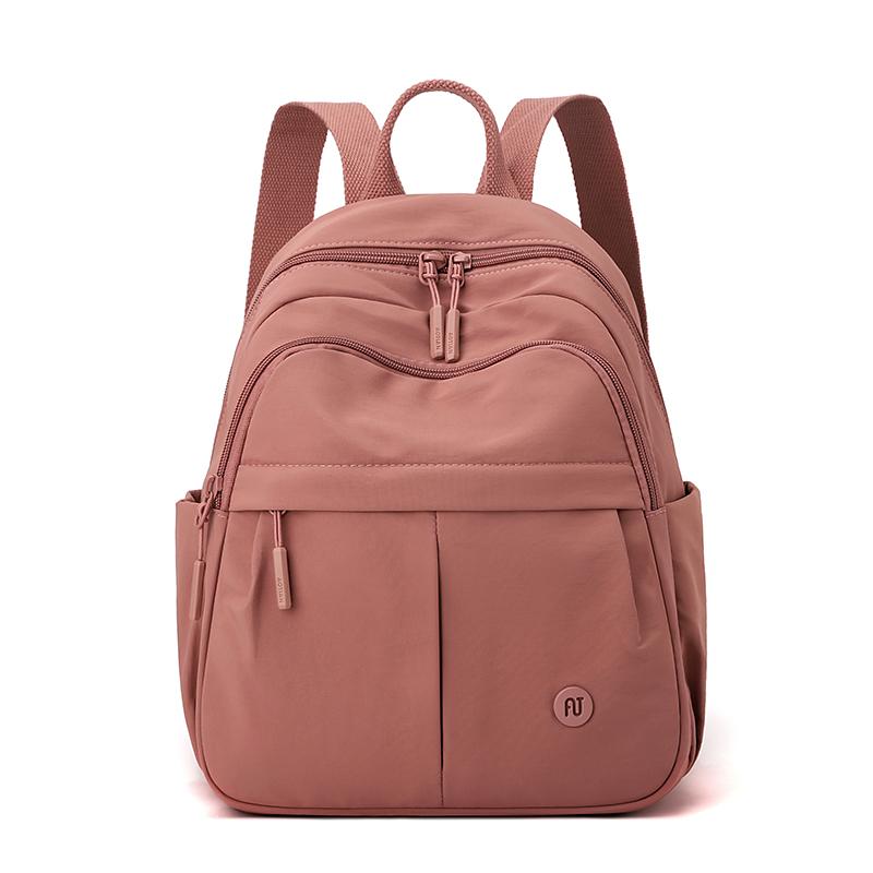 Reiserucksack mit großem Fassungsvermögen, einfarbiger Damenrucksack