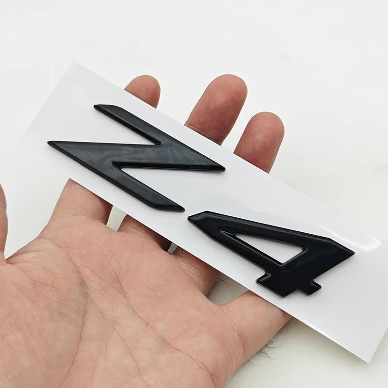 NEW 3D ABS Car Rear Trunk Emblem Badge Sticker For BMW X1 X2 X3 X5 X6 GT Z4 Glossy Black Chrome Logo Decal Styling Accessories IK7