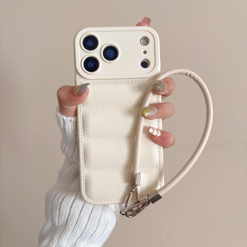 Autumn and winter wave three-dimensional down jacket iPhone11Promax mobile phone case Korean Apple 11P protective case