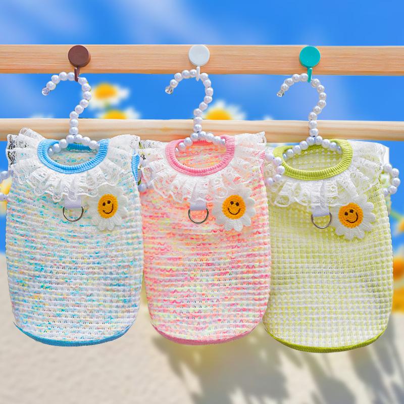 Spring and Summer Four-legged Clothing, Dog and Cat Pet Clothing, Elastic and Breathable Needle Fabric