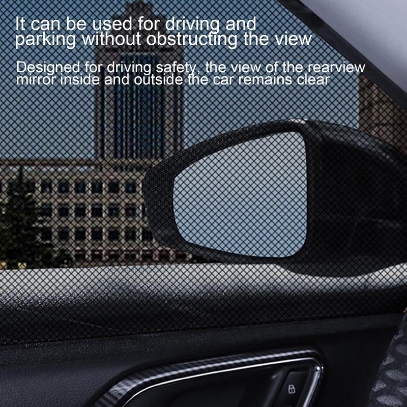 Anti-Moskito-Auto-Seitenfenster-Bildschirme Automobil-Fenster-Schatten-Vorhang Mesh-Netz Auto-Front-Heck-Fenster-Schutz-Sonnenschutz