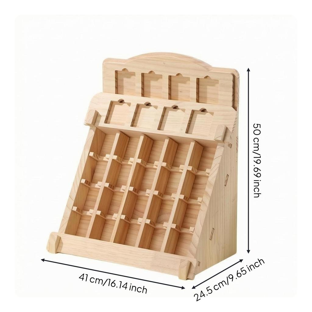 Divided Compartment Rack Sturdy and Stable Home Decor Easy to Clean
