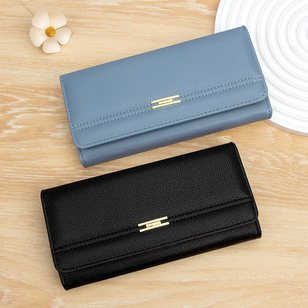 Women's Long Wallet, Simple Change, Clutch, Wallet.
