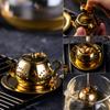 1pc Loose Leaf Tea Infuser Ball, Stainless Steel Tea Strainer Set With Chain And Drip Trays, Tea Filter For Mug, Cup And Pitcher