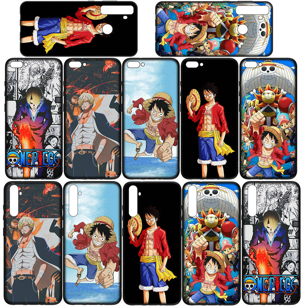 For Samsung Galaxy S25 S24 S23 iPhone 17 16 15 Xiaomi Redmi Note 14 13 12 Plus Pro Max A37 A57 Case Sanji Wallpaper One Piece Luffy OPPO Huawei Cover