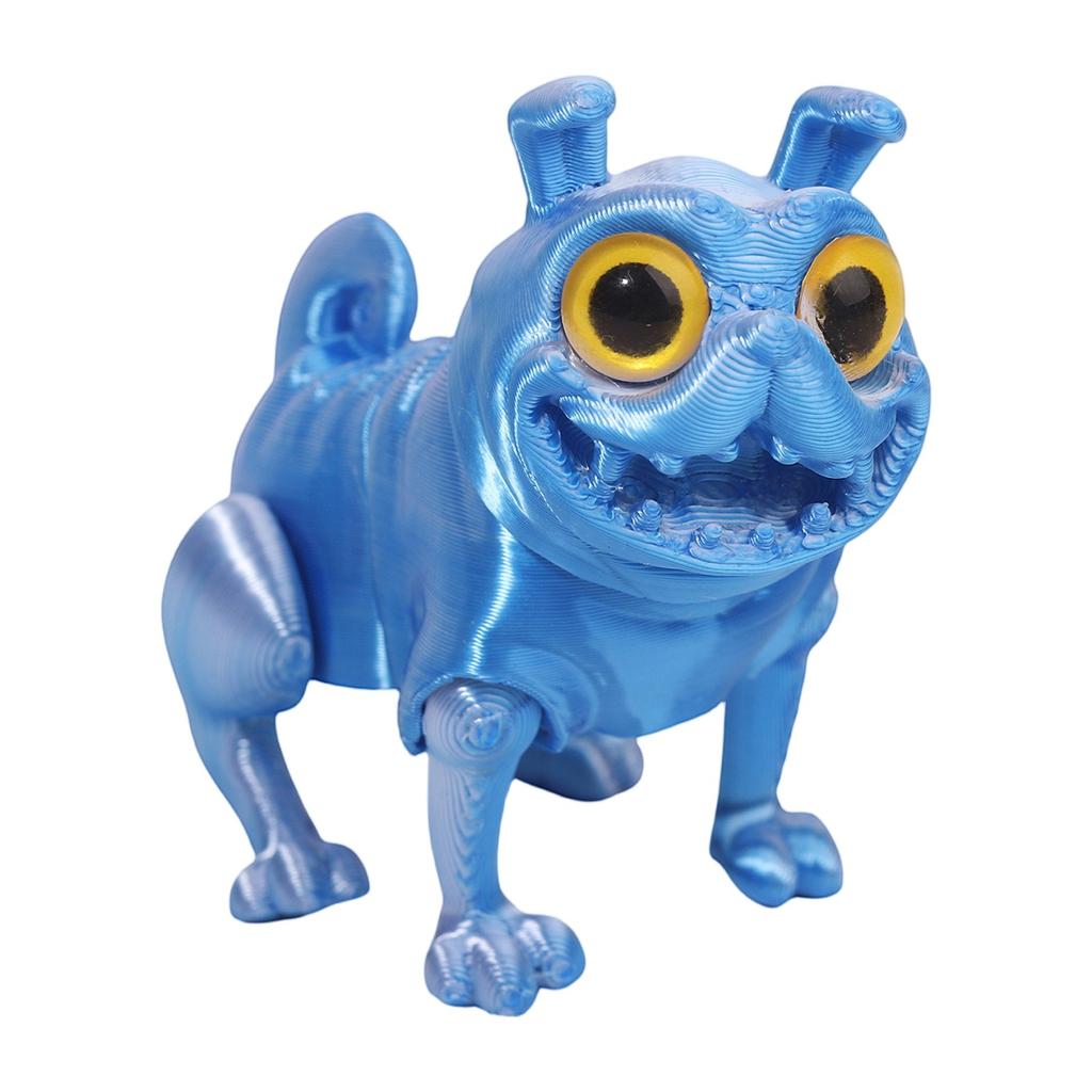 3D Printed Multi-color Puppy Crafts Ornaments Gifts Creative Hand-made Animal Joint Activity Model