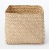 MUJI Seagrass Wickerwork Organizer 15cm Wide X 25cm Deep X 12cm 83411930 Basket, Large, Rectangular, Approx. High,