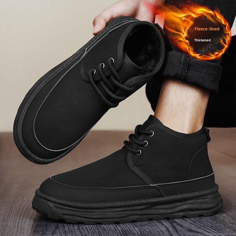 Men's Winter Warm Snow Boots Are Fashionable Versatile Anti Slip Comfortable and A Must-have for Winter Outings