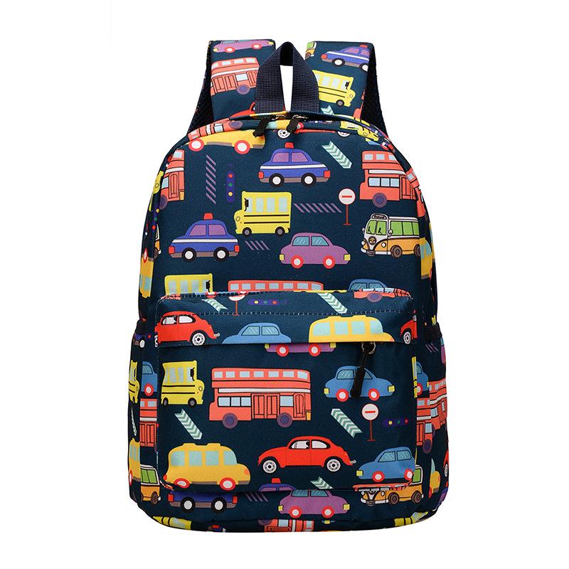 3D Printed Cartoon Kindergarten Backpack for Kids (Ages 3-8)