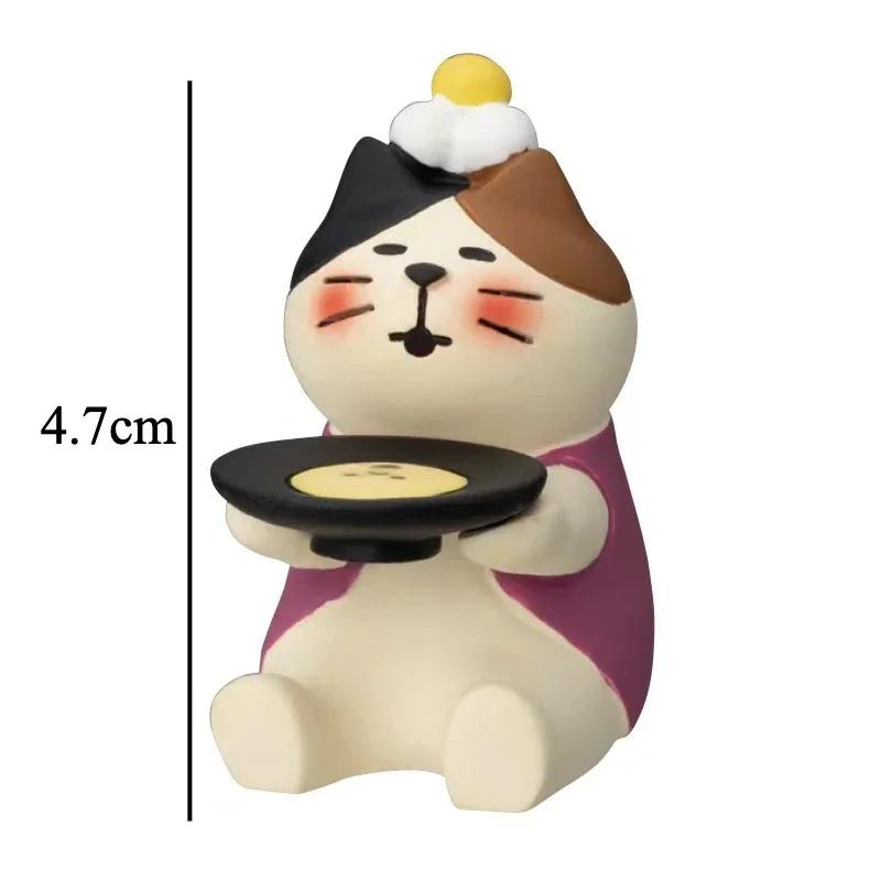 Mid-Autumn Festival Decoration Kawaii Mini Doll Ornaments Cute Mooncake Cat Desktop Decor DIY Scene Room Decoration Wholesales