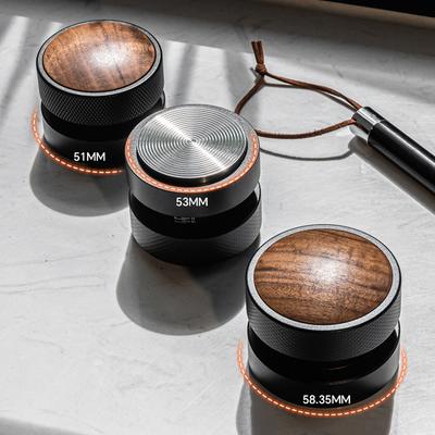 51/53/58.35mm Kaffeetamper Edelstahl Einstellbare Tiefe Kalibriert Schwerkraft Kaffeeverteiler Professionelle Barista Werkzeuge