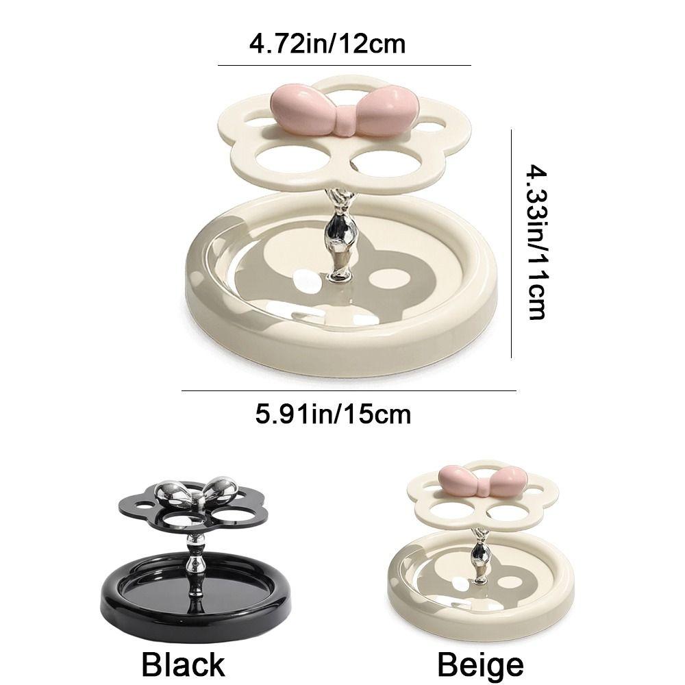 Cute Flower Toothbrush Holder Decorative Toothpaste Storage Rack Makeup Brush Storage Rack  Bedroom