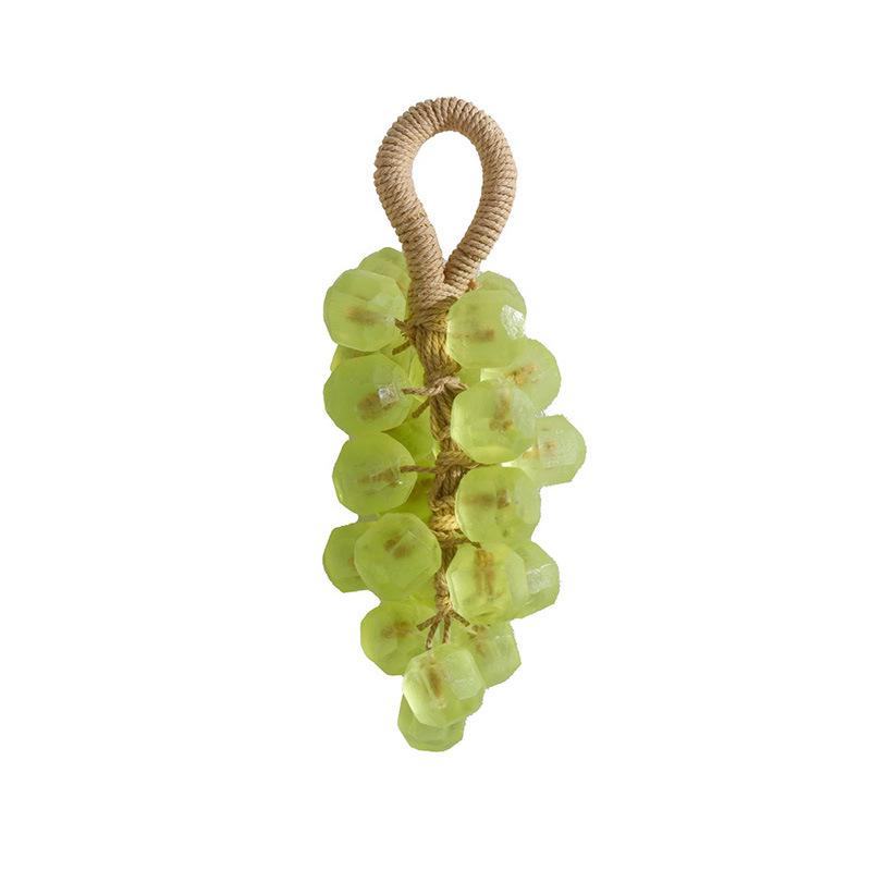 Gem Crystal Grape Soap: Handmade Fruit Souvenir with Diamond Finish.
