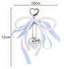 Women Fashionable Bow Keychain Shaped Pearl Mobile Phone Charm, Bag Charm And Accessory.