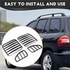 Precise Tail Light Lamp Covers Blinds ABS Rear Taillight Guard For Jeep Renegade 2016 2017 2018 2019 2020 2021, Black
