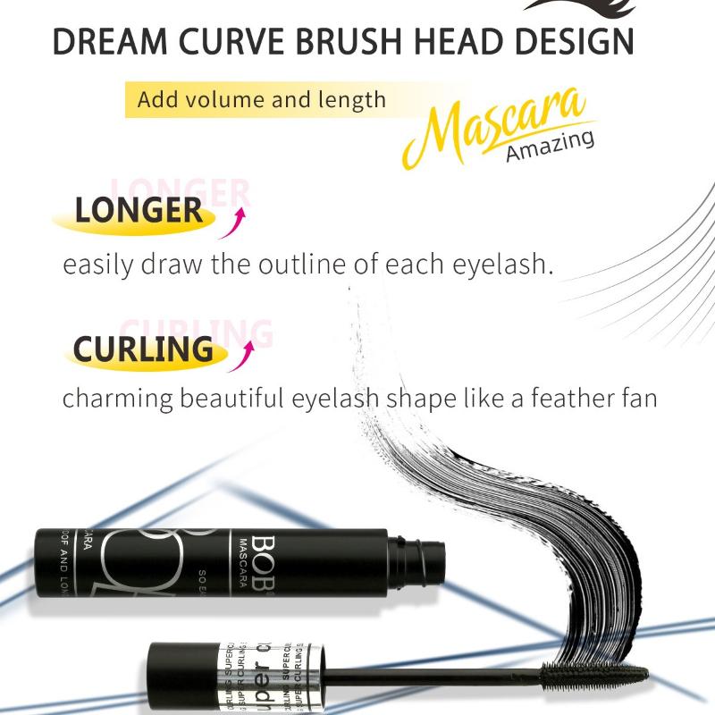 Slim Mascara Is Waterproof, Non-smudge, Thick, Curly, Long-lasting, and A Natural Daily Eyelash Primer