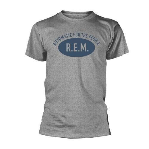 R.E.M Unisex Adult Automatic Back Print Cotton T-Shirt