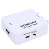 HD Multimedia Interface To AV Converter Adapter for RCA Splitter Switcher 1080P for TVsWhite Tagged 1080P