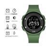 Round Waterproof Luminous Alarm Clock Multifunctional Student Watch - College Youth Edition.