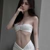 Thailand Color Block Bandeau Bikini - Sexy Two-Piece Swimwear for Women