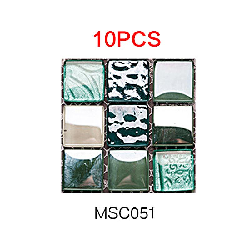 10pcs Wall Decal Wall Sticker Self Adhesive Mosaic Tile Backsplash DIY Bathroom Home Decor