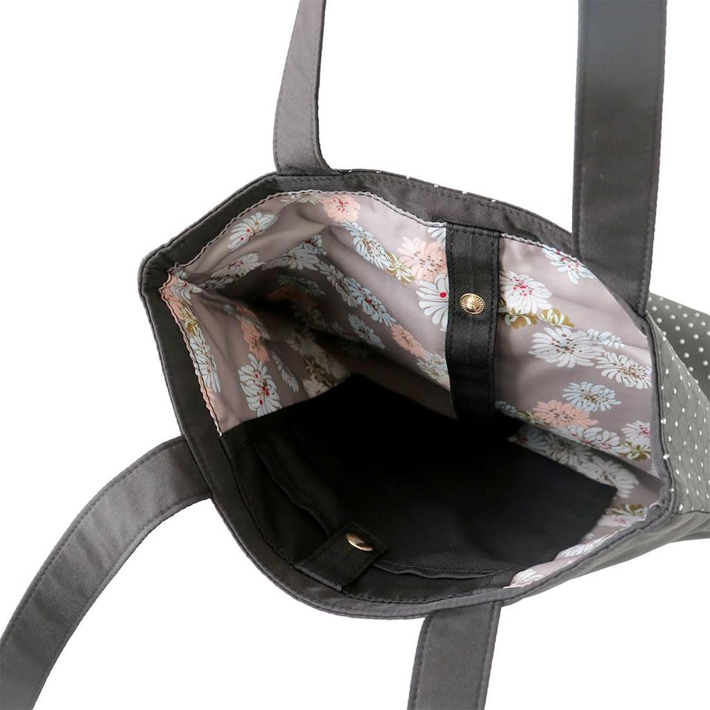 PAUL JOE ACCESSOIRES Eco Bag Women Quilted Pattern A4 Size Black & 001702-0001