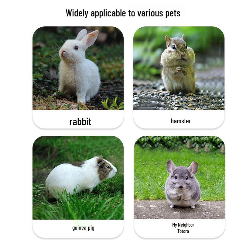 Large Capacity Hanging Hay Bag for Small Pets - Rabbit, Guinea Pig, Chinchilla Feeder