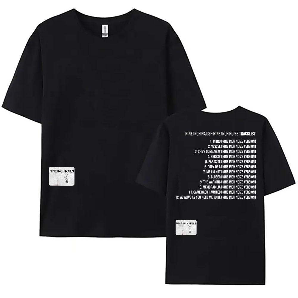 T-shirt Traccia Nine Inch Noize Nine Inch Nails Boys Noize T-shirt Estive Unisex Streetwear Girocollo Manica Corta Magliette in Cotone