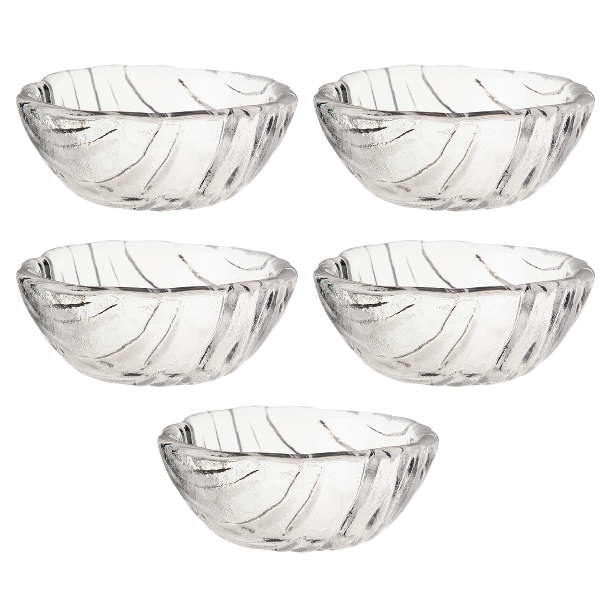 Toyo Sasaki Glass Small x Glacier Made in Bowl, Clear, Approx. 9 3cm, Design, Japan, SA530-11