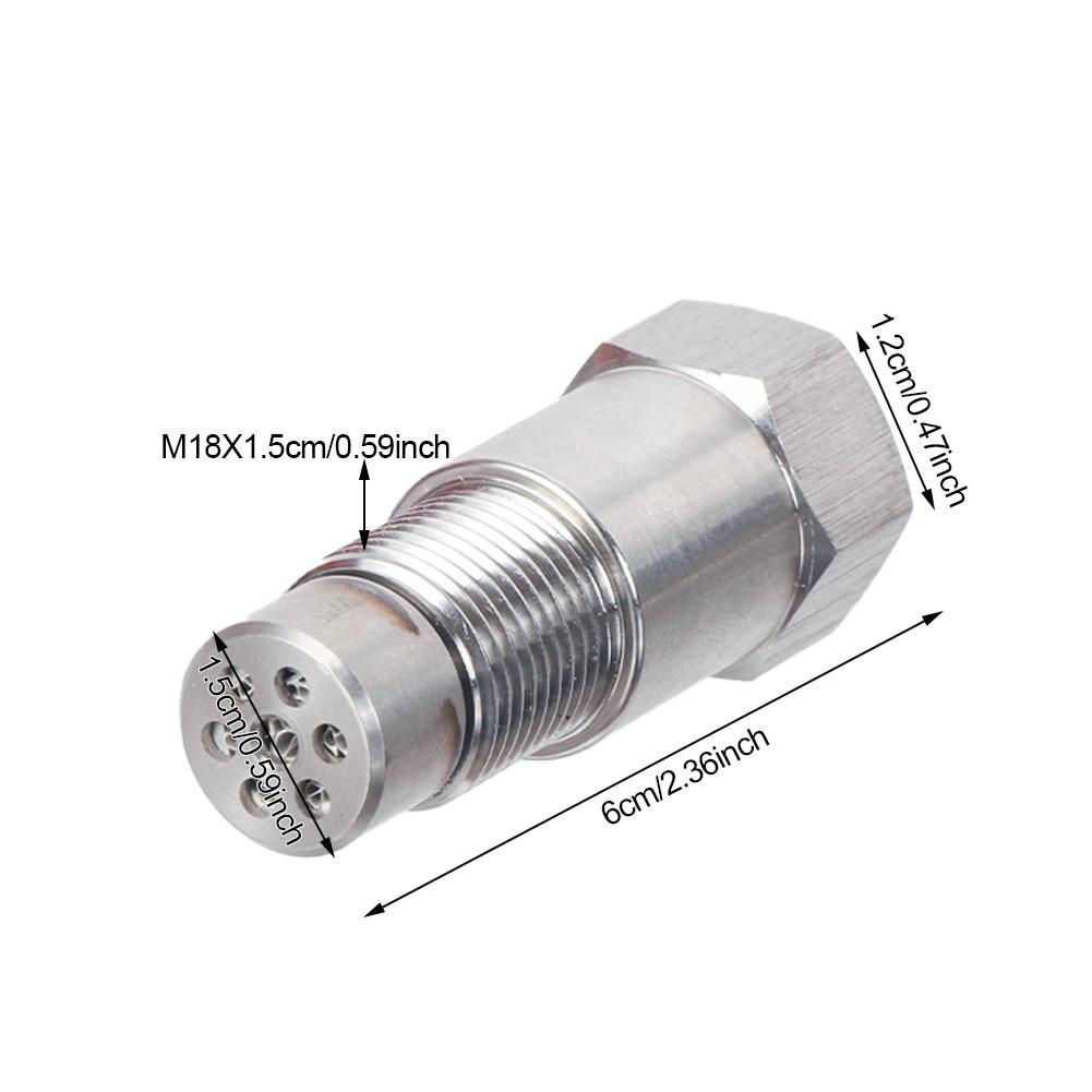 Automobile Parts Check Engine Light CEL Mini Catalyst O2 Sensor Spacer Adapter M18X1.5 Exhaust Pipe Oxygen Sensor Extension