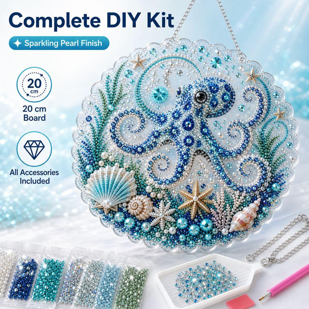 Glitzerndes Finish Perlenkunst DIY-Set Kompletter Bastel-Set Strassstein-Kunst-Set Handgemachtes Geschenk