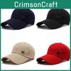 Casual Baseball Cap For Men Cotton Blend Sunshade Hat With Breathable Design For Summer Outings