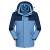 Unisex Wasserdichte Sturm-Kapuzenjacke mit gesticktem Logo für Herbst/Winter