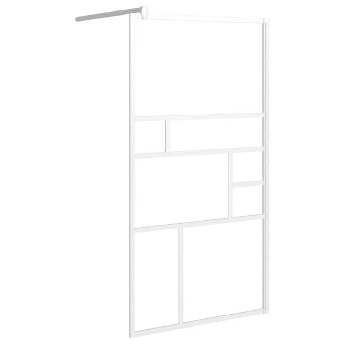 VidaXL Paroi de Douche Cloison de Baignoire Accessoire de Salle de Bain Cloison de Douche Maison Intérieur 100x195 cm ESG 151870