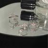 Meteor Ring Female Niche Design Light Luxury High Sense Cold Wind Inlaid Zircon Small Fragrant Wind Star Opening