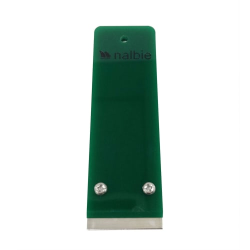 

Narby Commercial Glass Scraper with Single Blade Holder and Replaceable Blade, Green, AAC-407