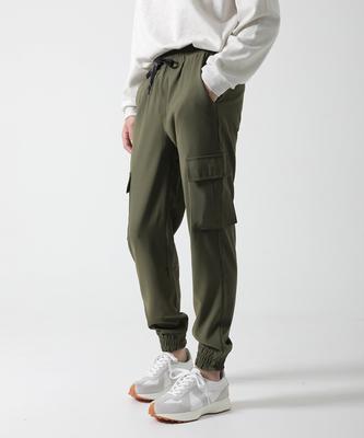 Jikeulib Elastic Cargo Pocket Jogger Pants