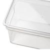 Transparent PET Desktop Storage Box with Handle