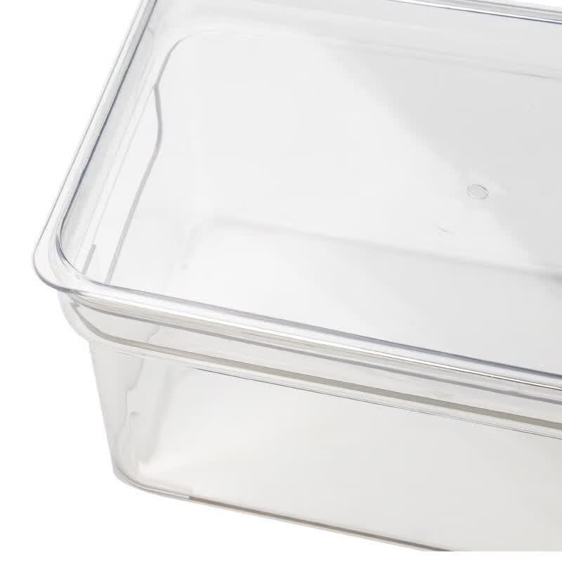 Transparent PET Desktop Storage Box with Handle