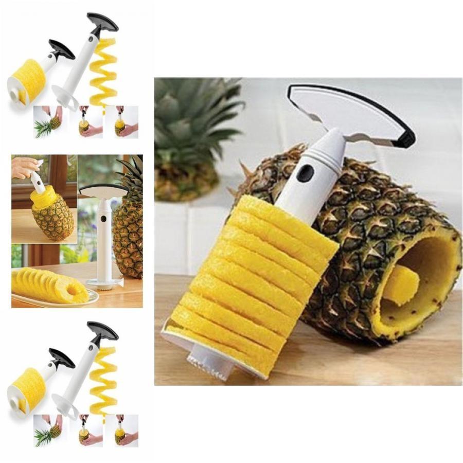 Superior Stainless Fruit Pineapple Corer Slicer Peeler Cutter Parer Kitchen Tool