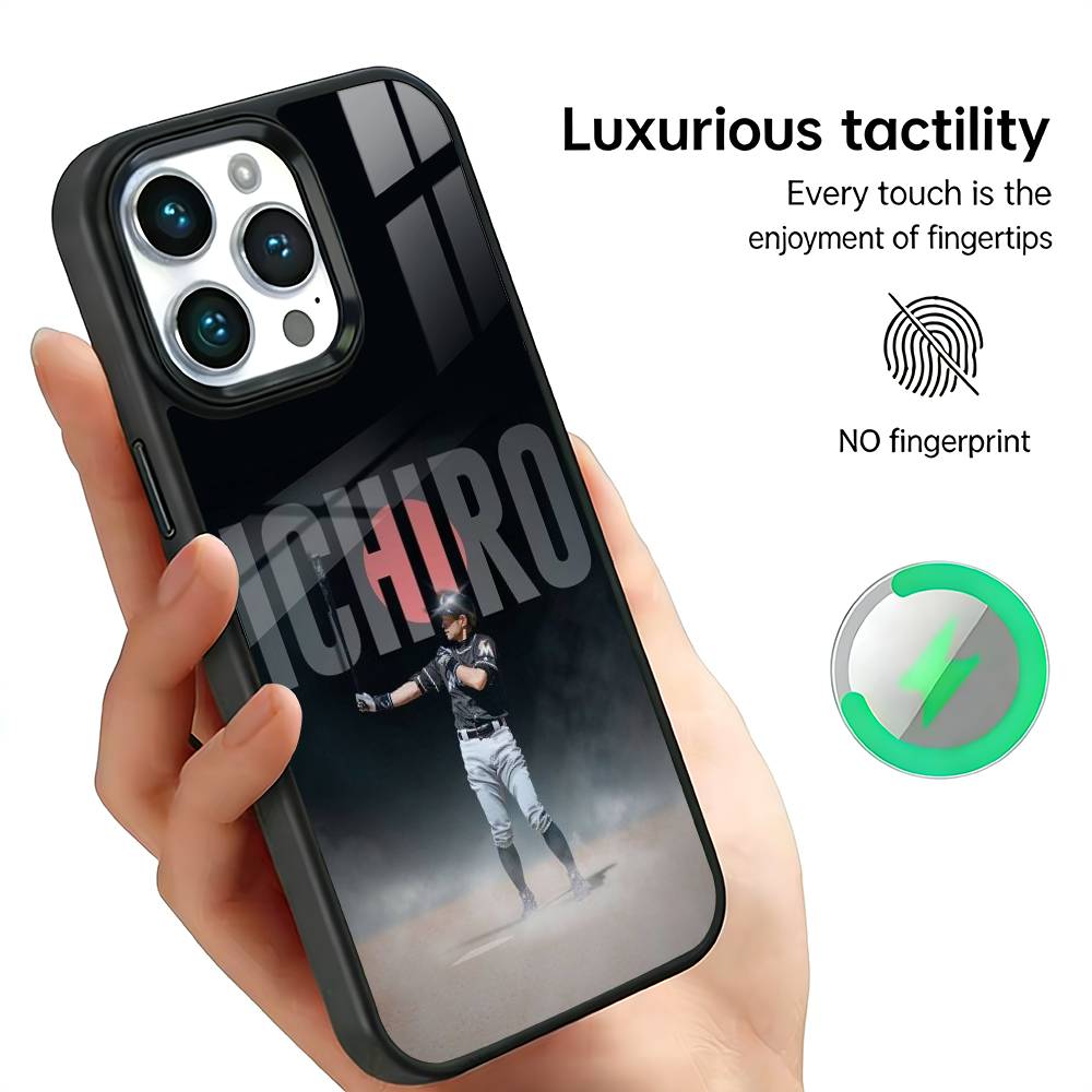 

Baseball player I-Ichiro Suzuki Phone Case For iPhone17,16,15,14,13,12,11 Plus,Pro Max For Magsafe Wireless Charging iPhone13PROMAX