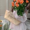 Summer Straw Woven Women Tote Bag Casual Lage Capacity Female Shoulder Bag New Fashion Luxury Designer Handbags