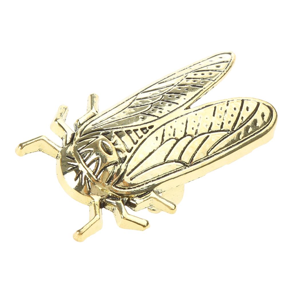 Elegant Insect Shaped Rings Jewelry Unique Rings Jewelry Unisex Gold Color Finger with Large Cicada for Fashioniasts
