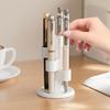 High Capacity Rotating Pen Stand 4 Compartments   ABS Construction Office Supply