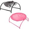 Breathable Cat Standing Bed With Stand Pet Sleeping Nest Soft Elevated Cat Hammock Summer
