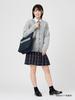 EASTBOY Shoulder Nylon Bag 209079 Navy x Sax 3 Free Size Women School Bag (585)